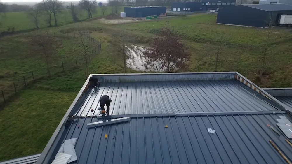 Résultat final après réfection de toiture à Trémuson (22) — nouvelle couverture posée par Armor Couverture, couvreur Pordic