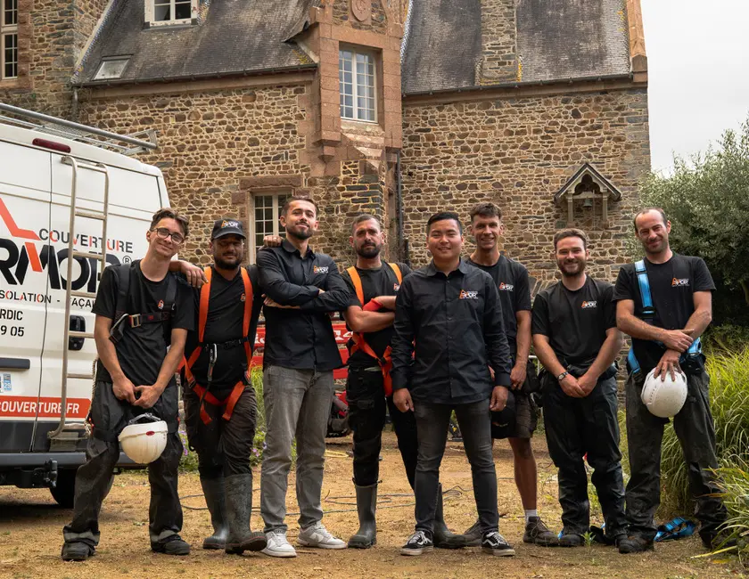 L'équipe Armor Couverture agence de Rennes