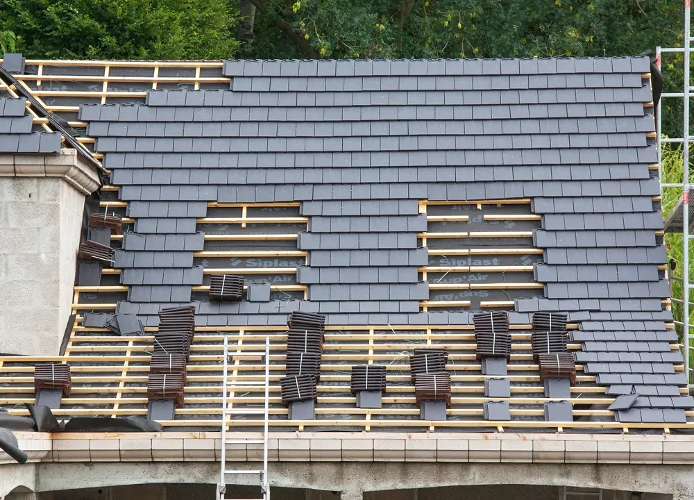 pose ardoise toiture neuve